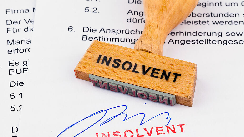 Symbolbild insolvenz insolvenz konkurs