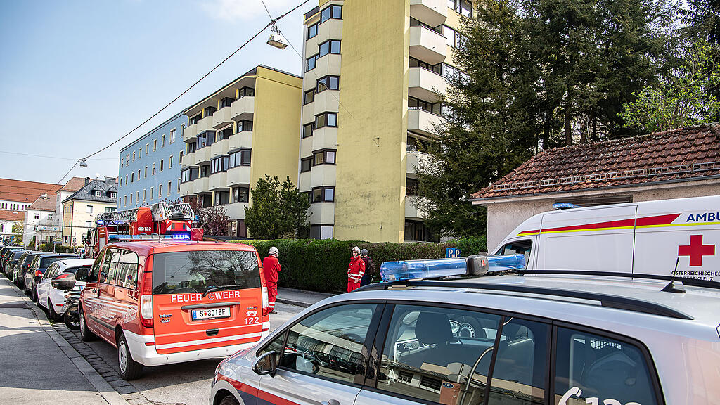 Kellerbrand, Plainstraße, Feuerwehr