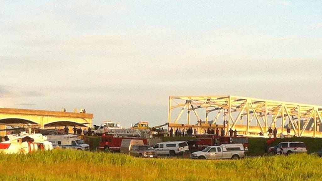 Autobahnbrücke eingestürzt