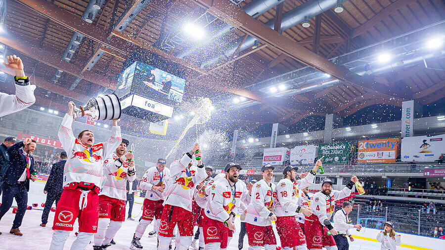 Jubelszenen EC Red Bull Salzburg Titel