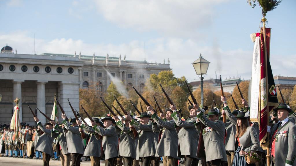 Salzburger Schützen in Wien