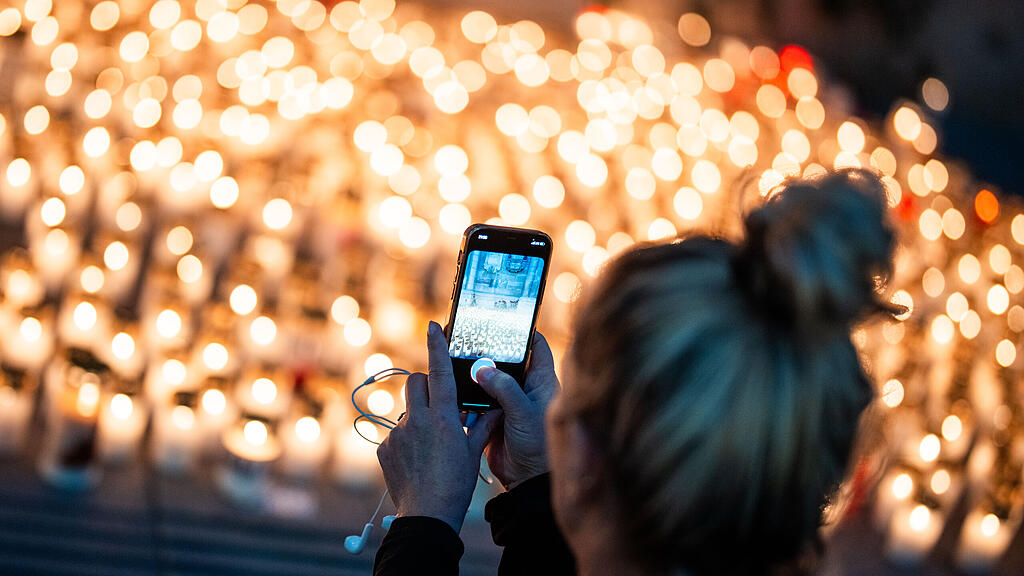 Amoklauf in Graz: Lichtermeer in Wien