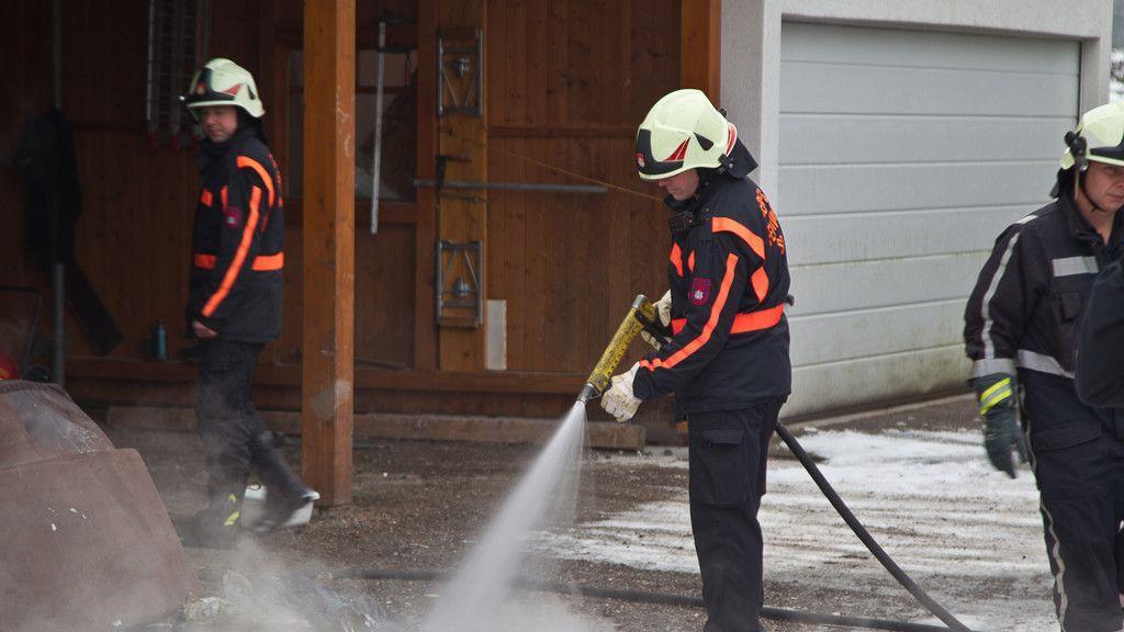 Saunabrand in Leopoldskron