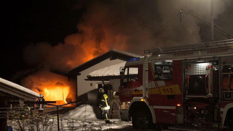 Wohnhaus in Brand