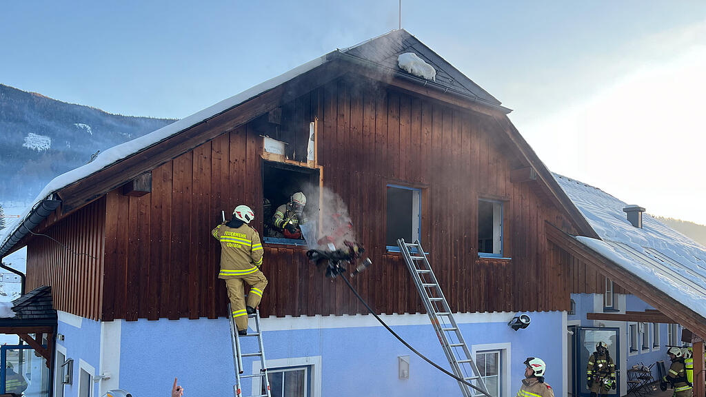Brand in Göriach