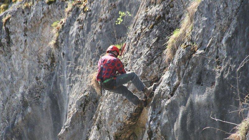 Bergputzer im Einsatz