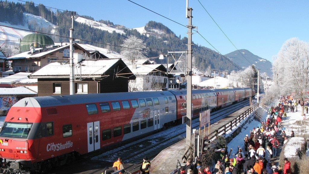 Mit dem Zug nach Kitzbühl