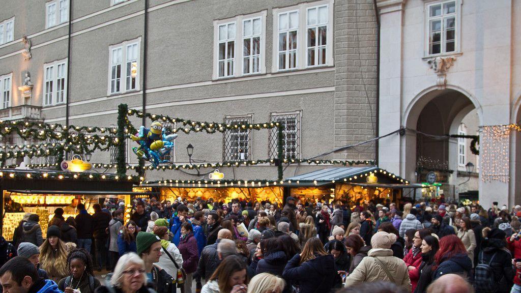 Ansturm auf Christkindlmarkt