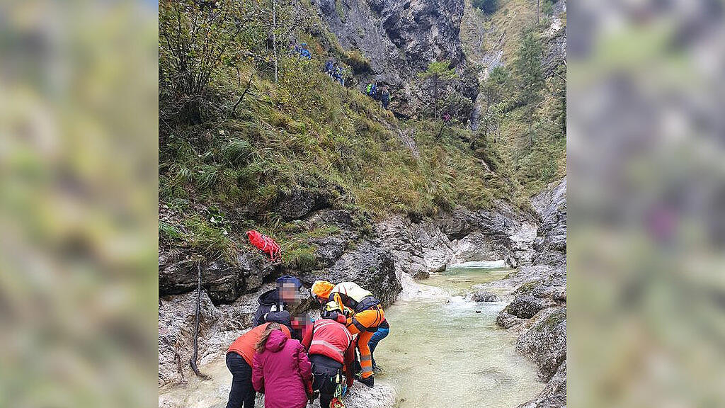 Rettung Almbachklamm