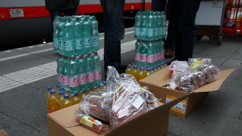 Salzburger Demonstranten am Weg nach Wien