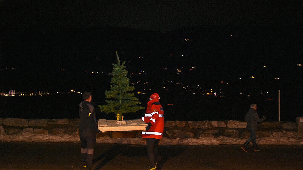 Christbaumschwimmen Wasserrettung Niedernsill