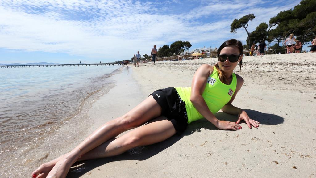 Anna Fenninger auf Mallorca