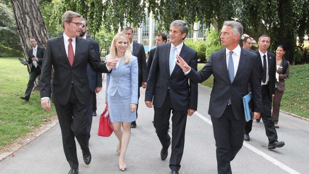 Außenminister-Treffen in Sbg