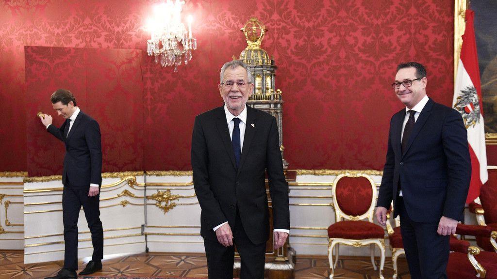 Van der Bellen empfängt Kurz und Strache