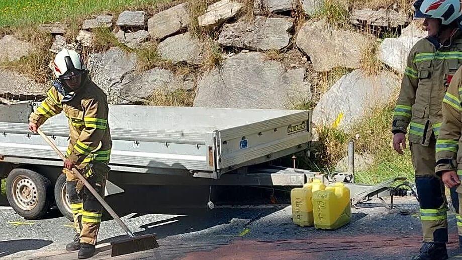 Unfall Anhänger Wagrain