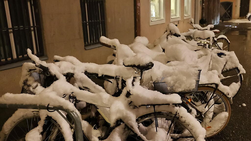 Winter in der Stadt Salzburg
