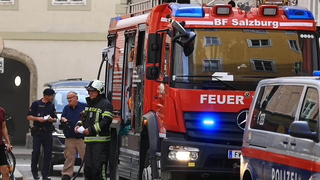 Brand in Salzburger Kaigasse