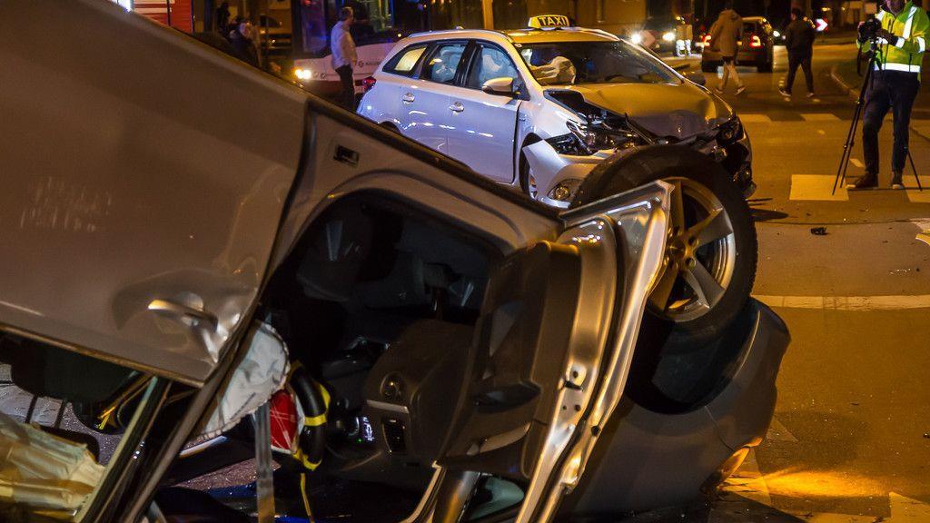 Pkw-Überschlag in der Stadt Salzburg