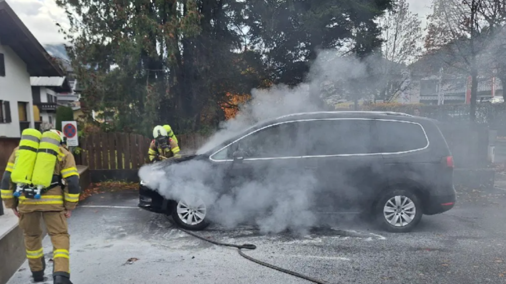 Fahrzeugbrand in Zell am See