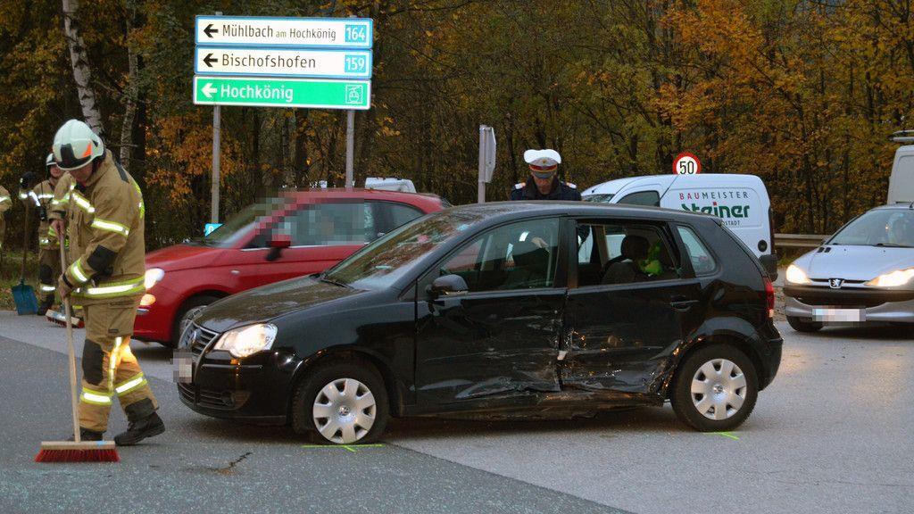 B311: Unfall am Knoten Pongau
