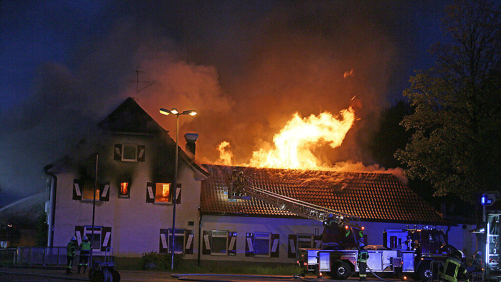 Gaststätte, Brand, Bad Reichenhall