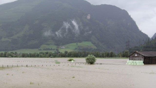 Hochwasser in Bruck und Mittersill