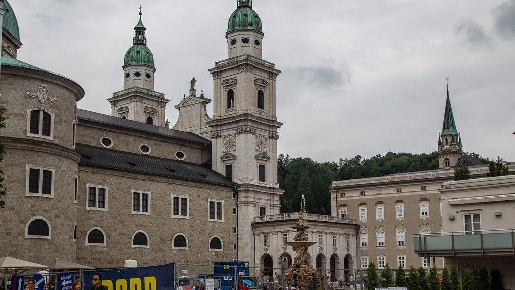 Bauarbeiten am Residenzplatz