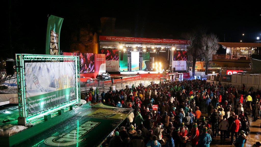 Promis bei Ski-WM-Eröffnung