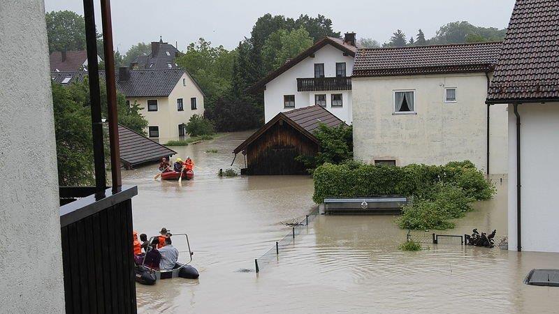 Evakuierung in Freilassing
