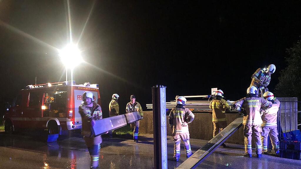 Hochwasser. Starkregen