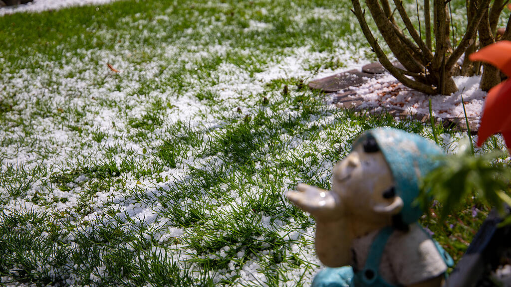 Hagel in Salzburg