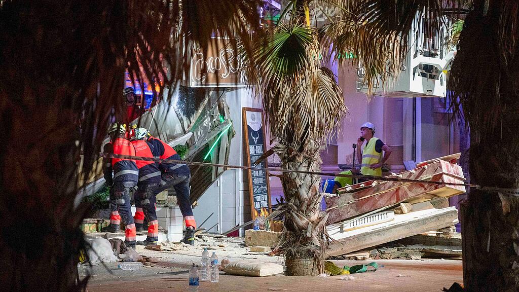 Gebäudeeinsturz auf Mallorca