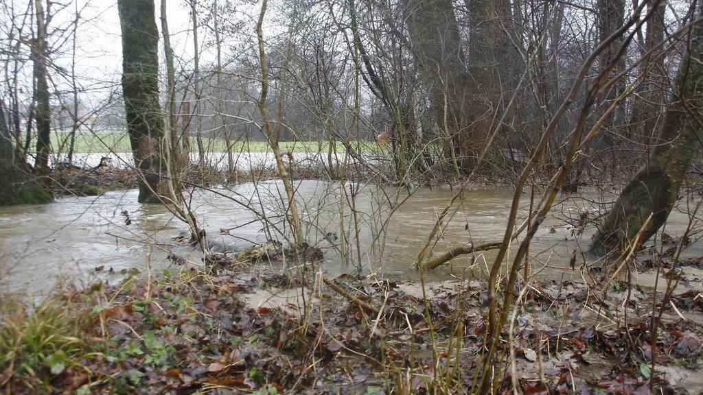 Hochwasser in Petting
