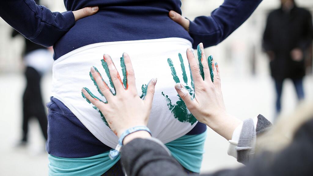 Ein Protest gegen sexuelle Belästigung.