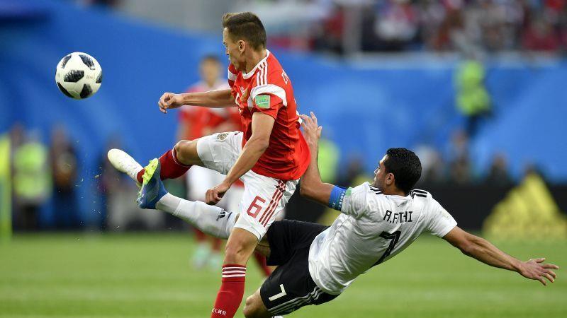 Fußball-WM: Russland - Ägypten 3:1