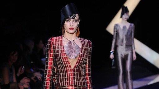 Pariser Haute Couture: Giorgio Armani Frühjahr/ Sommer 2013