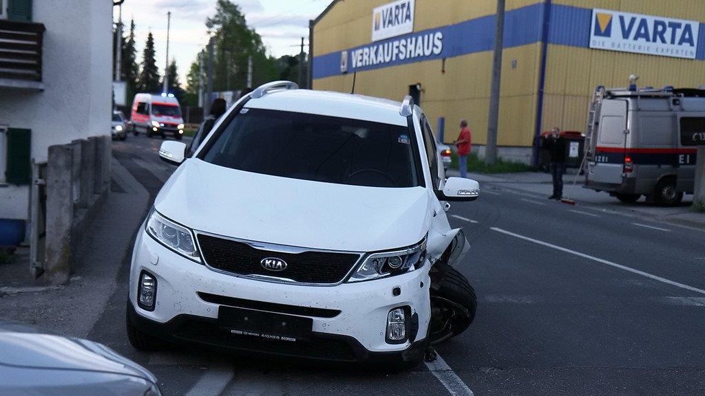 Crash in der Aignerstarße