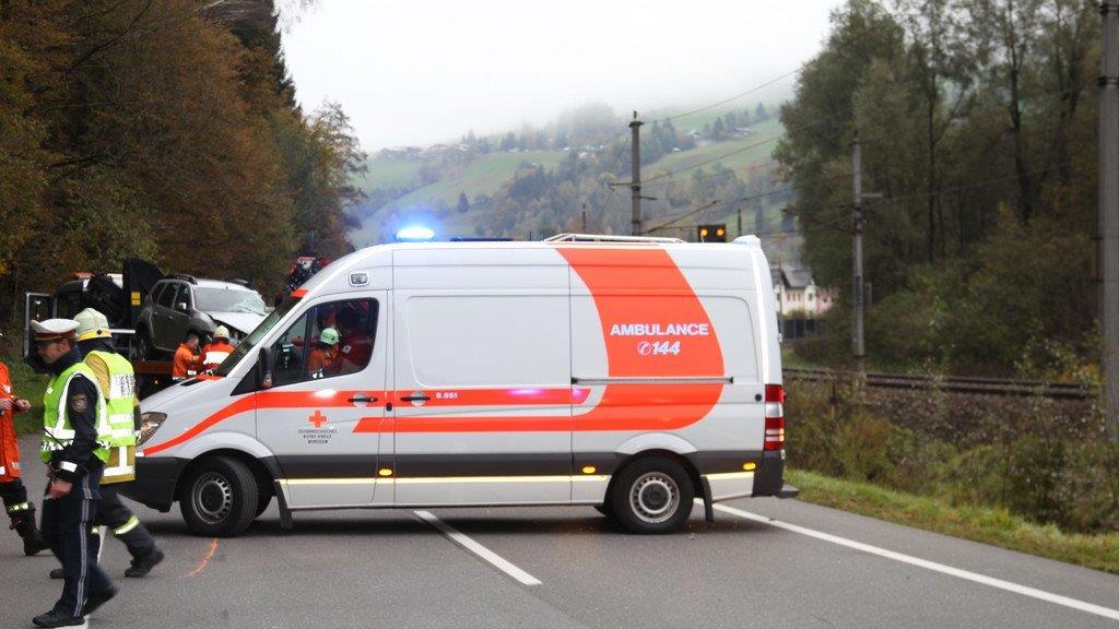 Crash in Bischofshofen