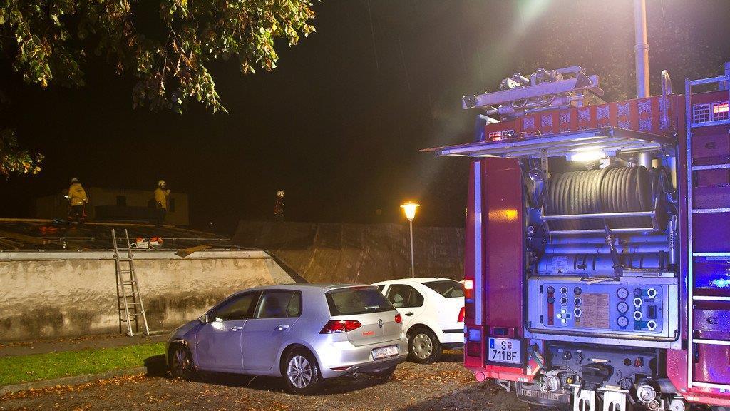 Sturm über Salzburg: Einsätze in der Stadt Salzburg
