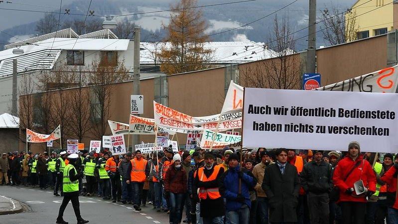 Großdemo der Beamten