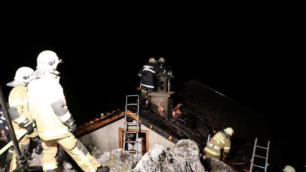 Großeinsatz in Dienten