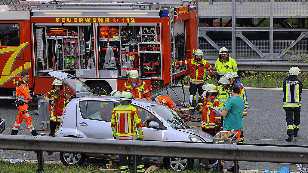 Unfall A8 Piding Geisterfahrerin