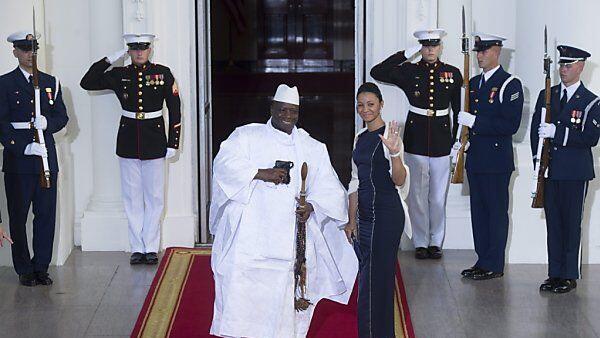 Präsident Yahyia Jammeh befindet sich im Ausland