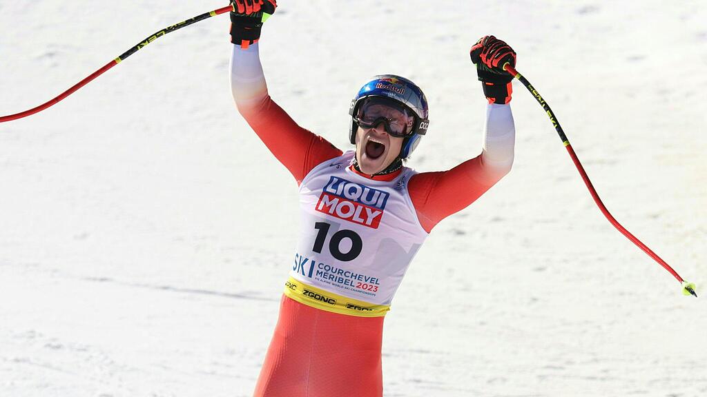 Abfahrt Ski-WM Courchevel