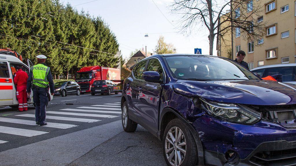 Wieder Unfall in Salzburg-Liefering