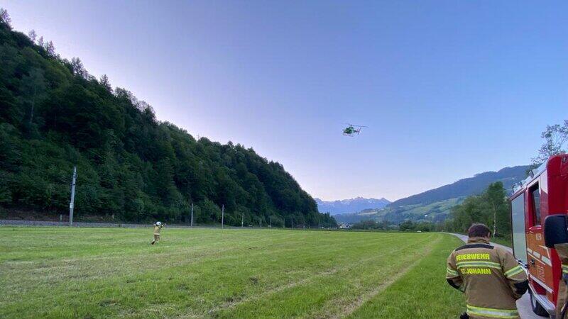 Abgestürzte Kuh in St. Johann gerettet