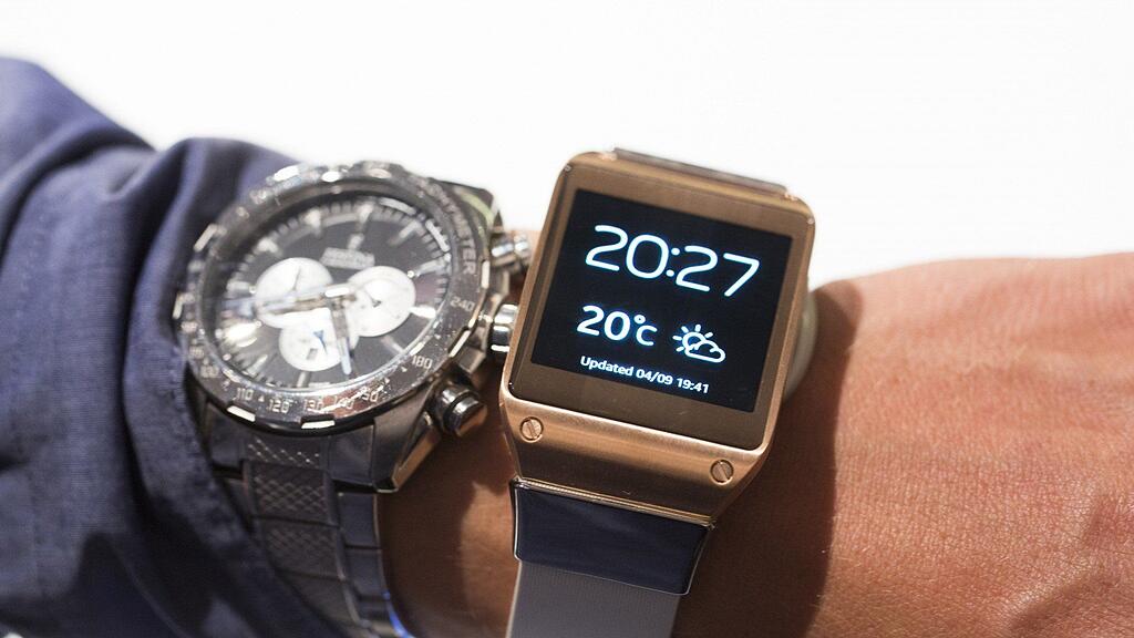 Elektronikriese Samsung präsentierte in Berlin seine erste Smartwatch, die Galaxy Gear.