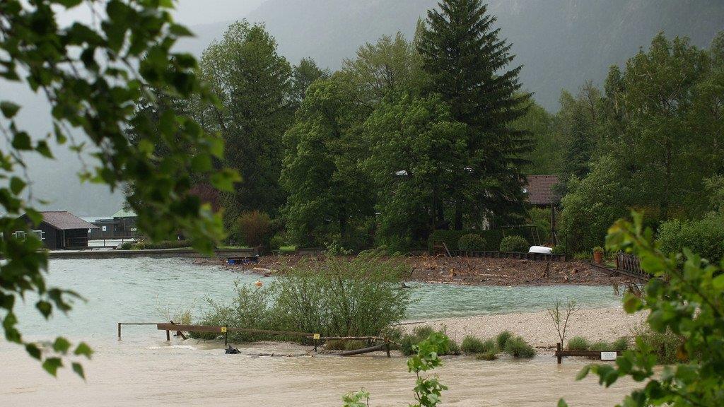 Hochwasser Mondsee/Attersee