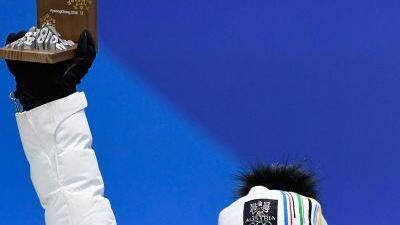 Olympia: Siegerehrung im Super-G