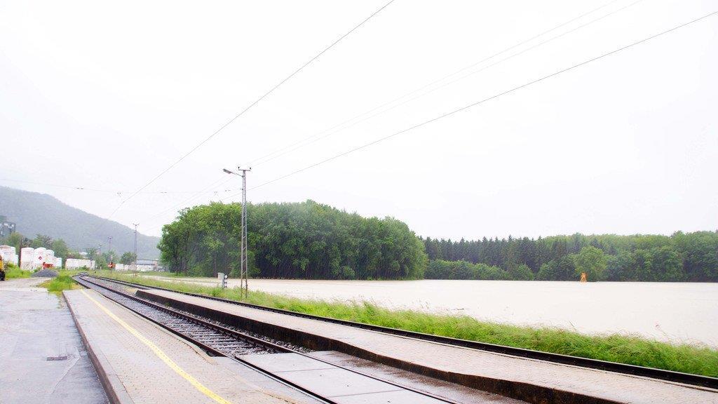Hochwasser in Oberndorf